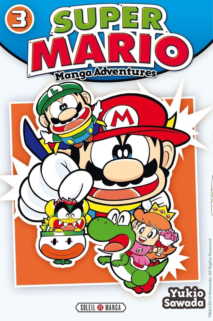 Couverture du livre « SUPER MARIO MANGA ADVENTURES T03 - VOL03 » de Nintendo/sawada, librairie Les Contes Infusés à Corte