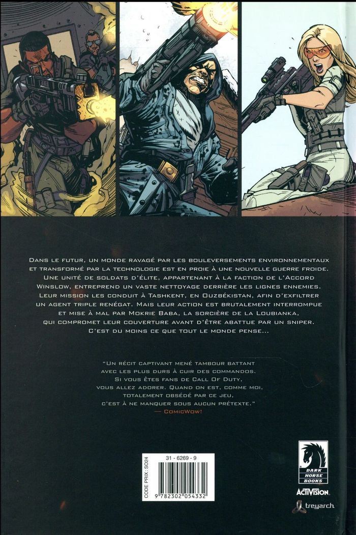 Quatrième de couverture de « CALL OF DUTY BLACK OPS III »