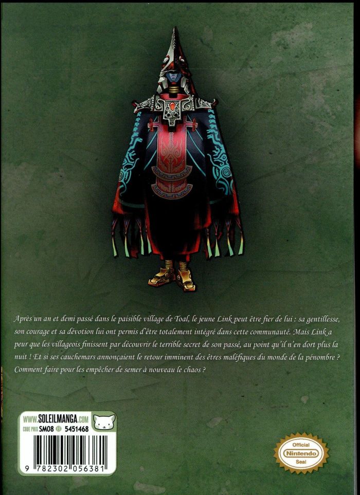 Quatrième de couverture de « THE LEGEND OF ZELDA - TWILIGHT PRINCESS - TOME 01 - VOL01 »