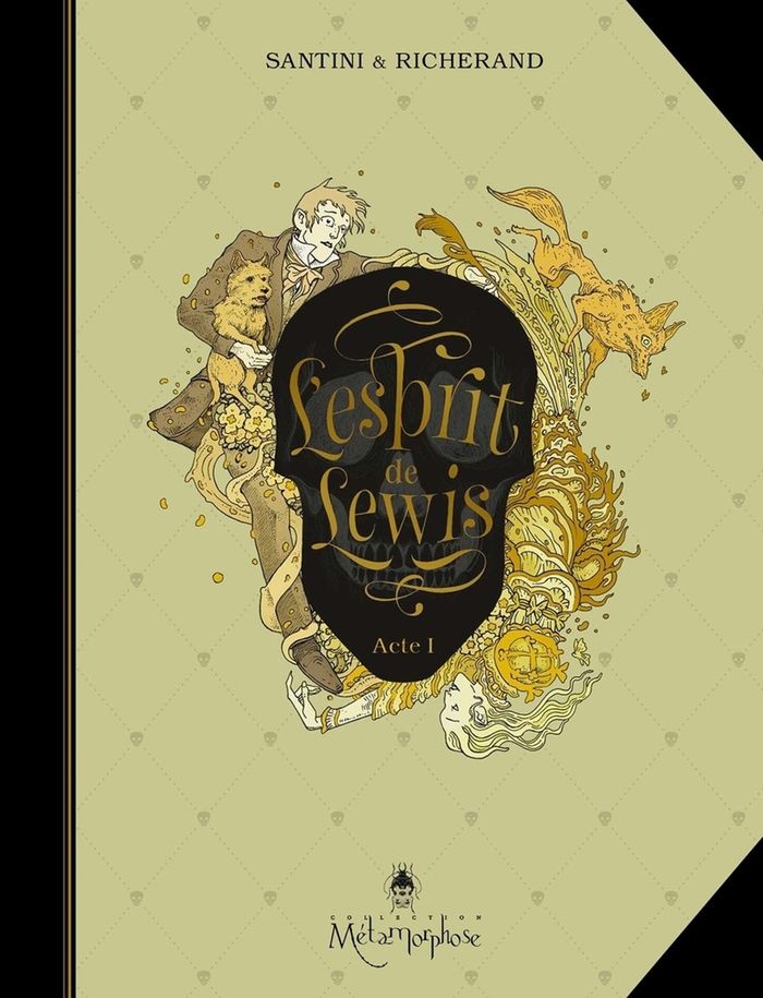 Couverture du livre « L'esprit de Lewis » de Bertrand Santini, librairie Les Contes Infusés à Corte