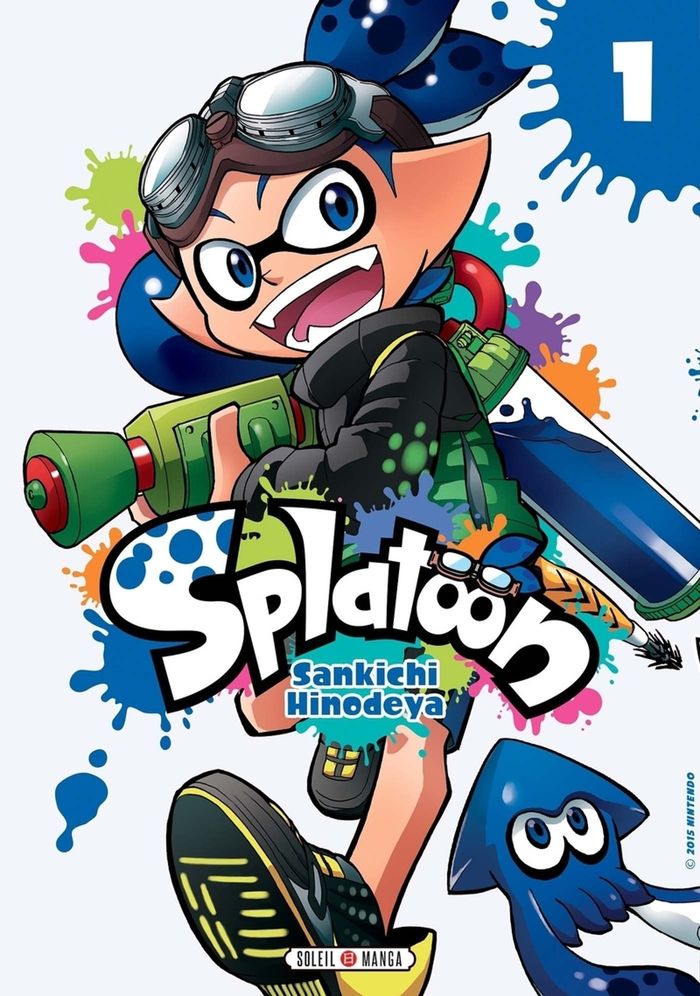 Couverture du livre « SPLATOON T01 - VOL01 » de Nintendo/hinodeya, librairie Les Contes Infusés à Corte