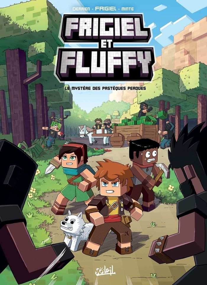 Couverture du livre « FRIGIEL ET FLUFFY T01 - LE MYSTERE DES PASTEQUES PERDUES » de Frigiel/derrien, librairie Les Contes Infusés à Corte