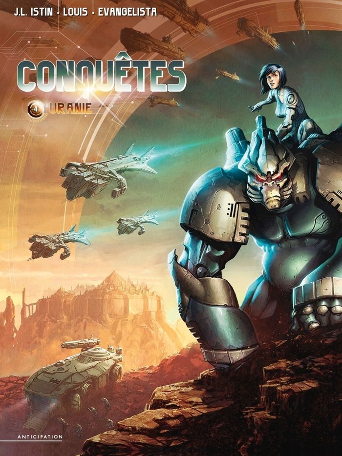Couverture du livre « CONQUETES T04 - URANIE - VOL04 », librairie Les Contes Infusés à Corte