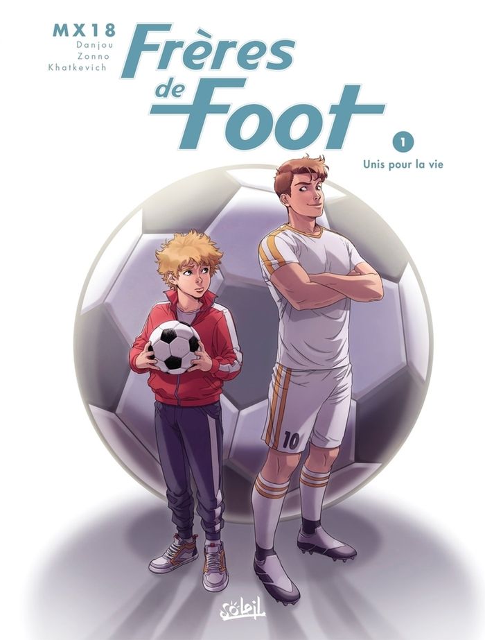 Couverture du livre « FRERES DE FOOT T01 - VOL01 », librairie Les Contes Infusés à Corte