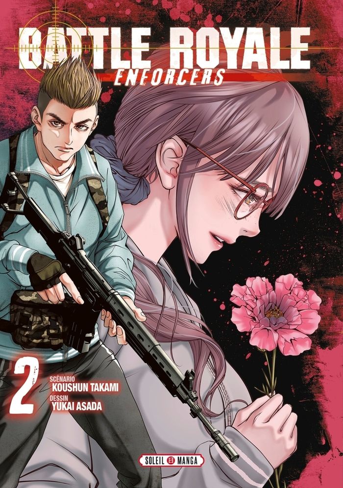 Couverture du livre « Battle royale : enforcers » de Kōshun Takami, librairie Les Contes Infusés à Corte
