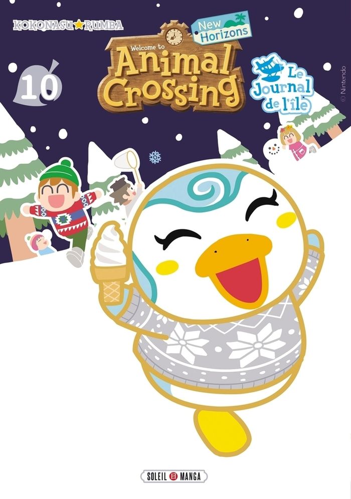 Couverture du livre « Welcome to Animal crossing New horizons : le journal de l'île » de Kokonasu Runba, librairie Les Contes Infusés à Corte