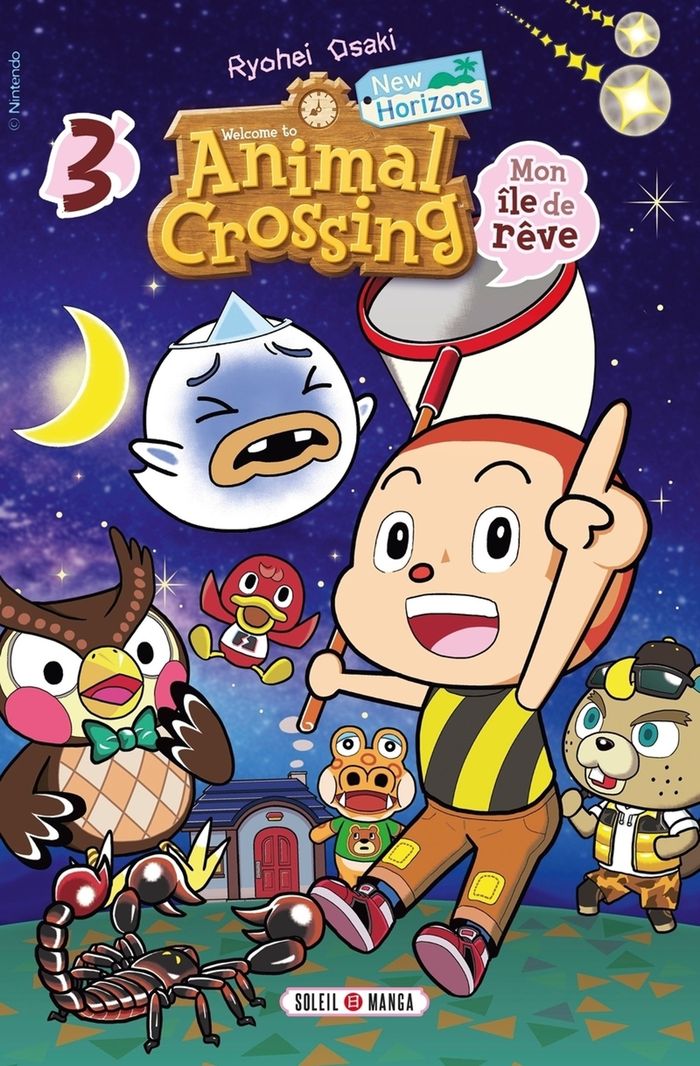 Couverture du livre « Welcome to Animal crossing, new horizons : mon île de rêve » de Ryōhei Oosaki, librairie Les Contes Infusés à Corte