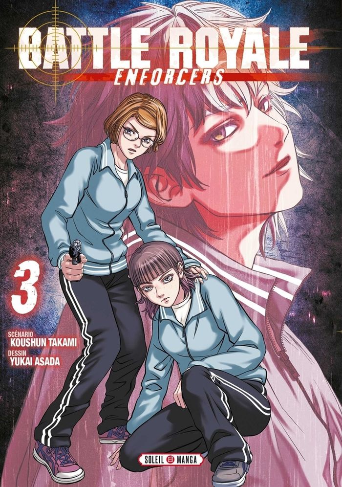 Couverture du livre « Battle royale : enforcers » de Kōshun Takami, librairie Les Contes Infusés à Corte