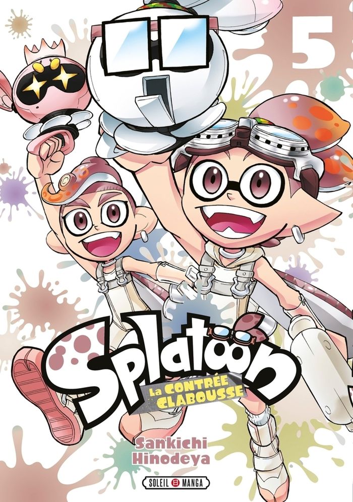 Couverture du livre « Splatoon : la contrée clabousse » de Sankichi Hinodeya, librairie Les Contes Infusés à Corte