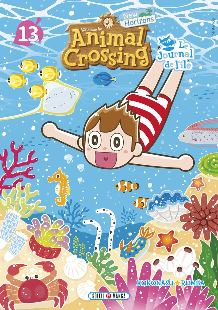 Couverture du livre « ANIMAL CROSSING : NEW HORIZONS - LE JOURNAL DE L'ILE T13 » de Xxx, librairie Les Contes Infusés à Corte
