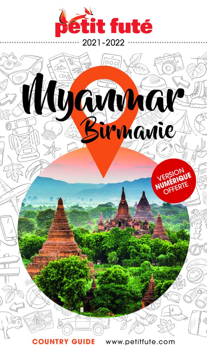 Couverture du livre « GUIDE MYANMAR - BIRMANIE 2028/2029 PETIT FUTE » de Auzias/labourdette, librairie Les Contes Infusés à Corte