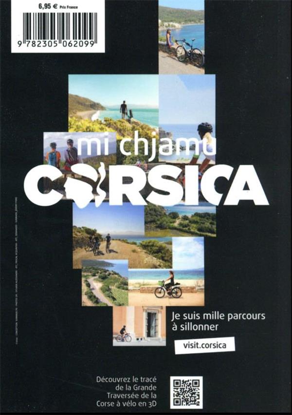 Quatrième de couverture de « GUIDE CORSE A VELO 2021/2022 CARNET PETIT FUTE »