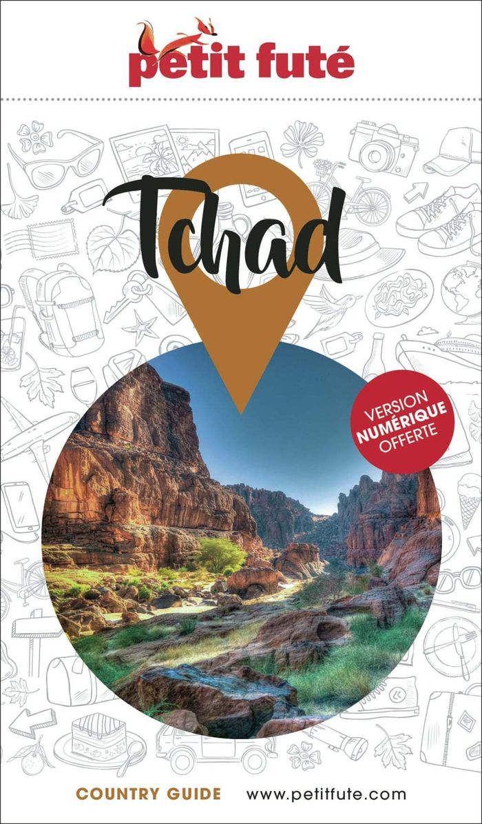 Couverture du livre « GUIDE TCHAD 2025/2026 PETIT FUTE », librairie Les Contes Infusés à Corte