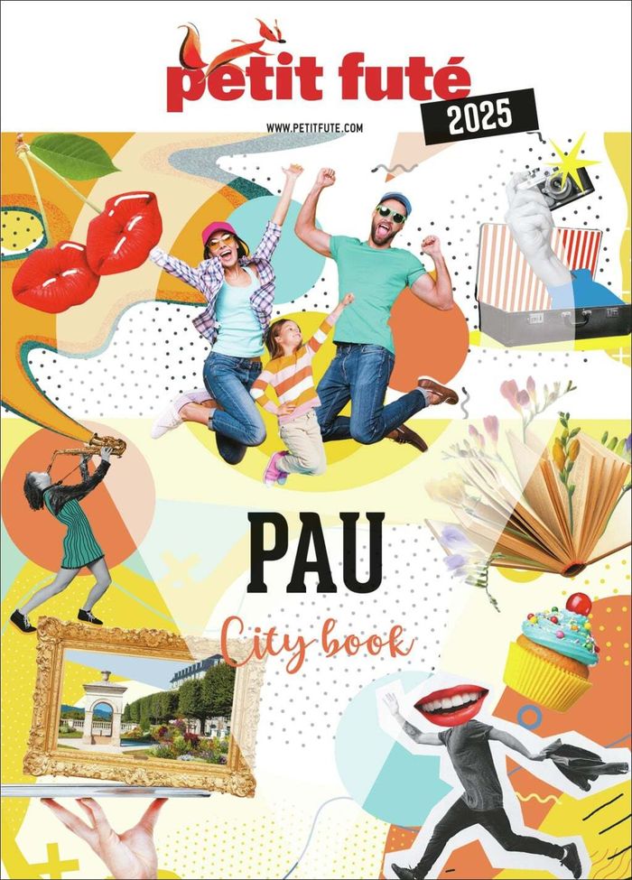 Couverture du livre « GUIDE PAU 2025 PETIT FUTE » de Auzias/labourdette, librairie Les Contes Infusés à Corte