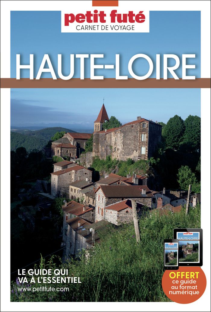 Couverture du livre « GUIDE HAUTE LOIRE 2025 CARNET PETIT FUTE » de Auzias/labourdette, librairie Les Contes Infusés à Corte