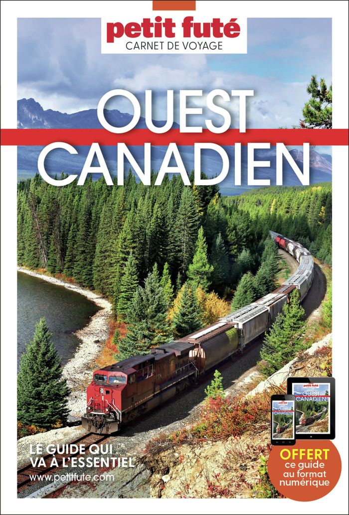 Couverture du livre « GUIDE OUEST CANADIEN 2025 CARNET PETIT FUTE » de Auzias/labourdette, librairie Les Contes Infusés à Corte