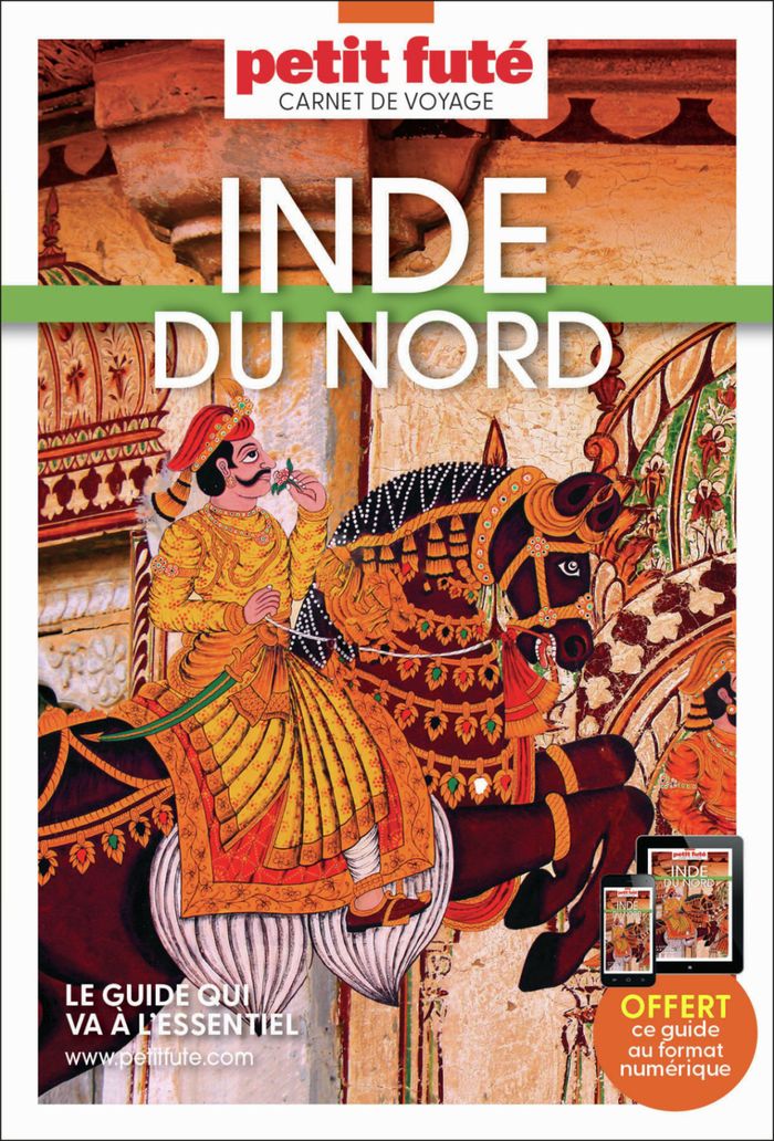 Couverture du livre « Inde du nord » de Dominique Auzias, librairie Les Contes Infusés à Corte