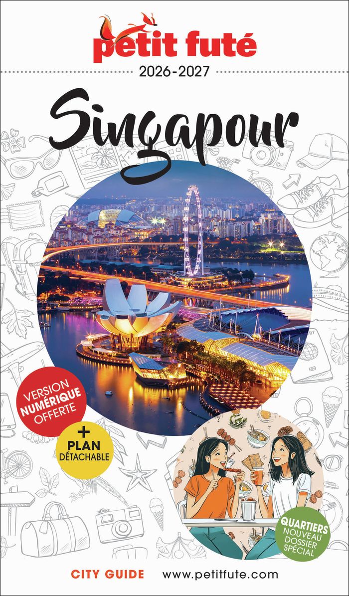 Couverture du livre « GUIDE SINGAPOUR 2027/2028 PETIT FUTE » de Auzias/labourdette, librairie Les Contes Infusés à Corte
