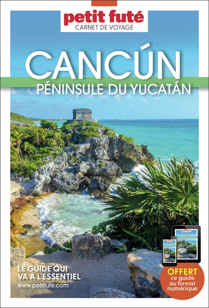 Couverture du livre « Cancun » de Dominique Auzias, librairie Les Contes Infusés à Corte