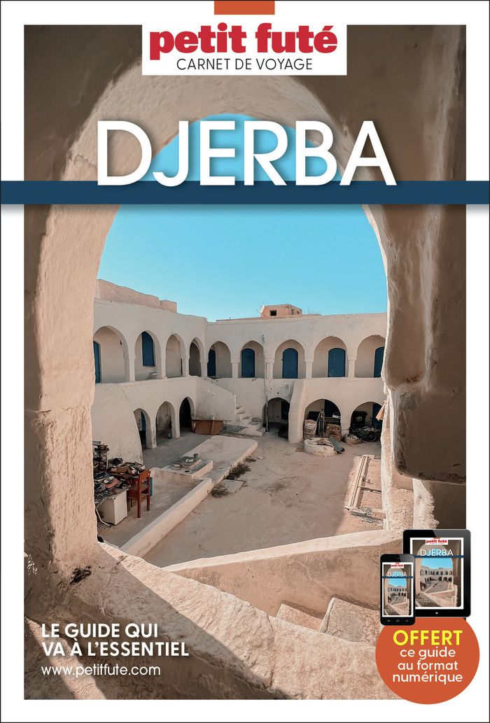 Couverture du livre « Djerba » de Dominique Auzias, librairie Les Contes Infusés à Corte