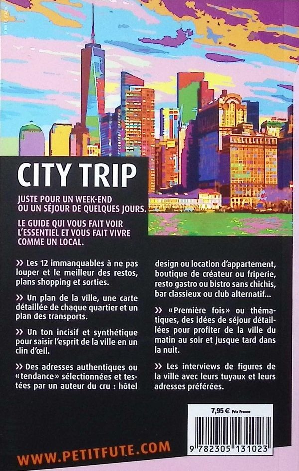 Quatrième de couverture de « New York »