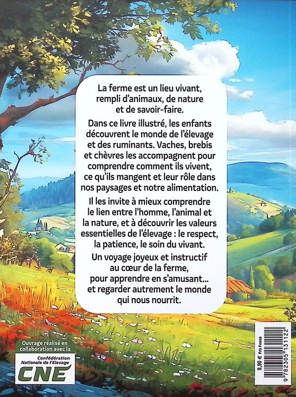 Quatrième de couverture de « Les petits futés découvrent le monde fasciant de la ferme »