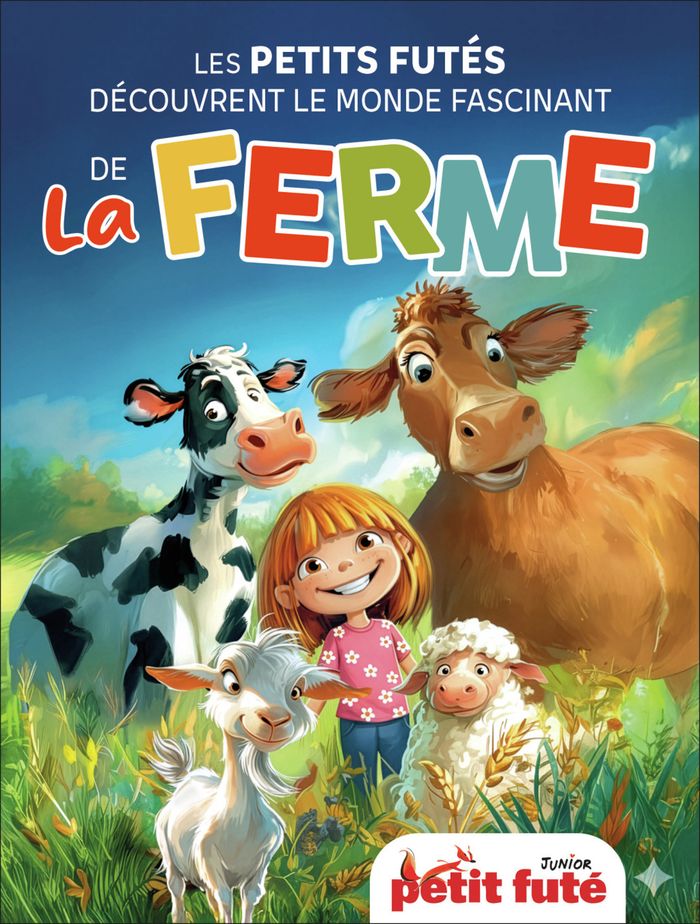 Couverture du livre « Les petits futés découvrent le monde fasciant de la ferme » de Dominique Auzias, librairie Les Contes Infusés à Corte