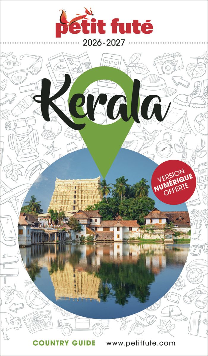 Couverture du livre « GUIDE KERALA 2027/2028 PETIT FUTE » de Auzias/labourdette, librairie Les Contes Infusés à Corte