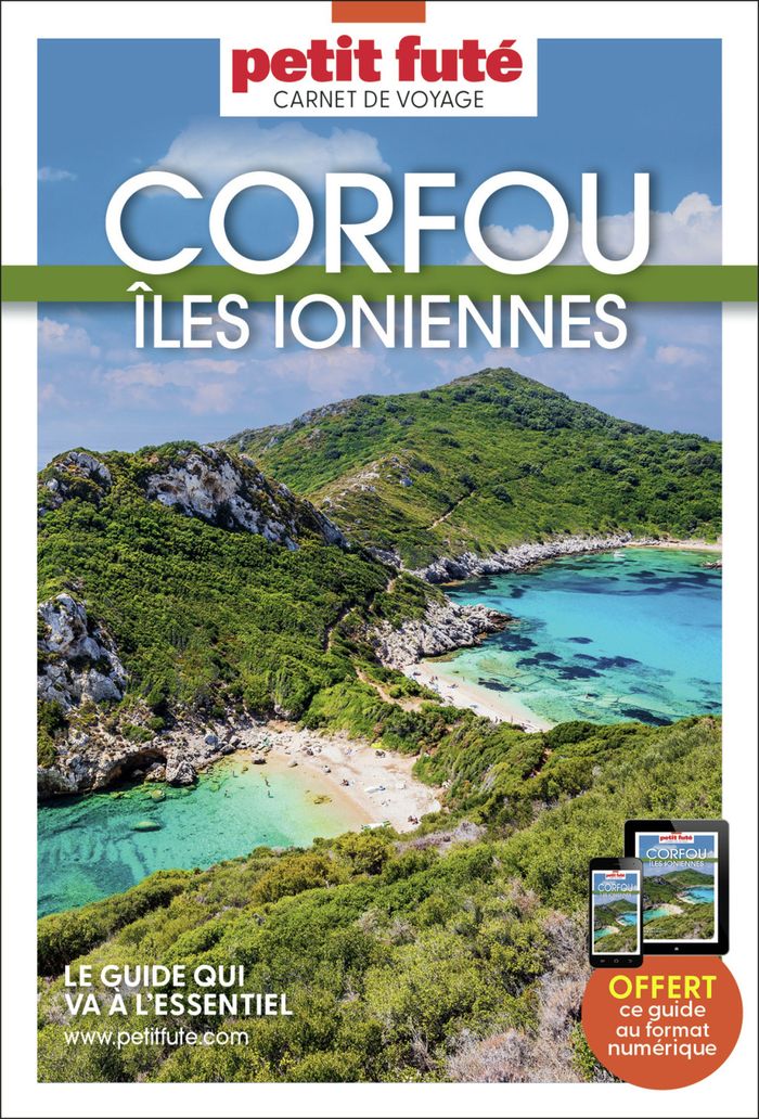 Couverture du livre « Corfou : Iles ioniennes » de Dominique Auzias, librairie Les Contes Infusés à Corte
