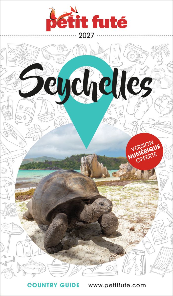 Couverture du livre « GUIDE SEYCHELLES 2027 PETIT FUTE » de Auzias/labourdette, librairie Les Contes Infusés à Corte