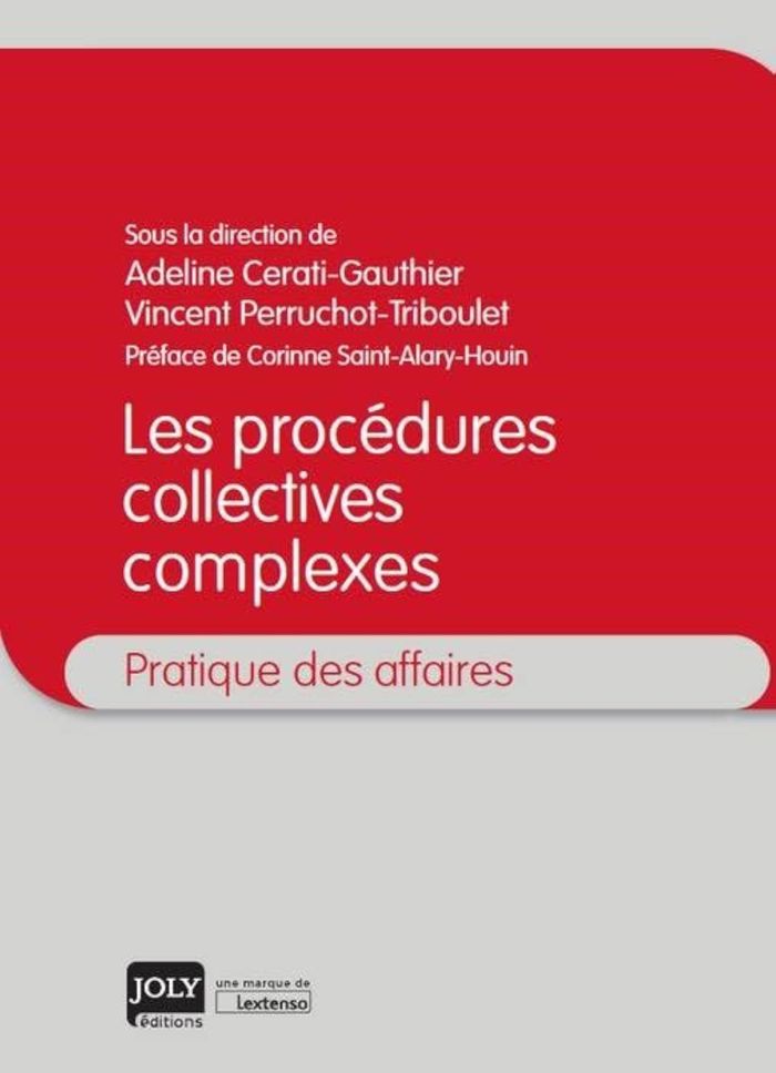 Couverture du livre « LES PROCEDURES COLLECTIVES COMPLEXES » de Cerati-Gauthier, librairie Les Contes Infusés à Corte