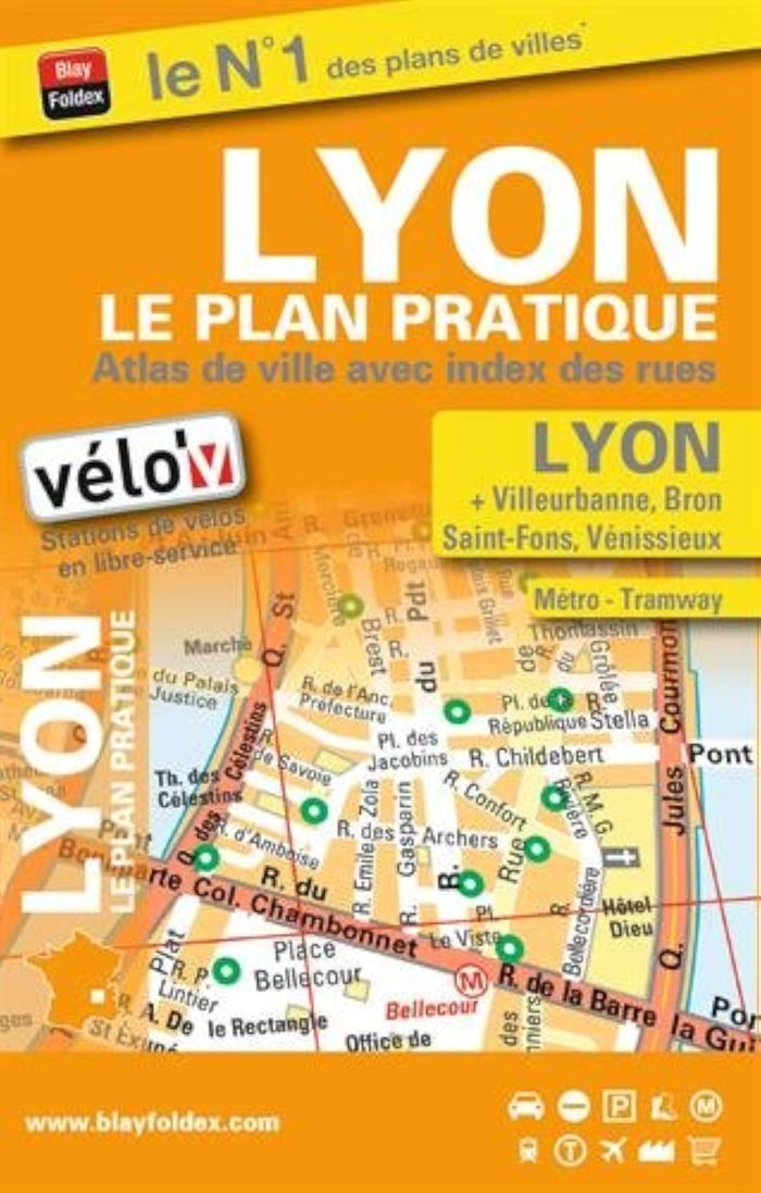 Couverture du livre « BF ATLAS LYON », librairie Les Contes Infusés à Corte