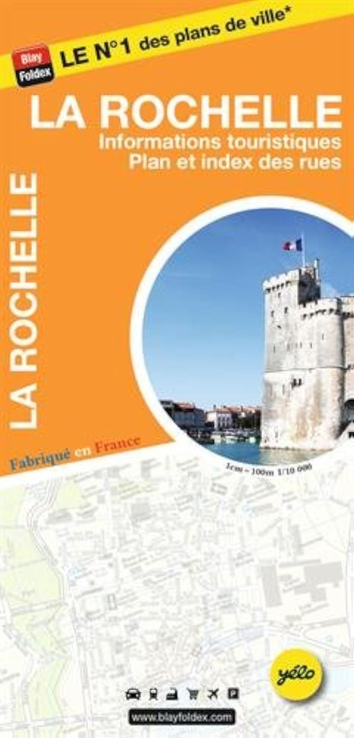 Couverture du livre « PLAN LA ROCHELLE (AVEC LIVRET) » de Xxx, librairie Les Contes Infusés à Corte