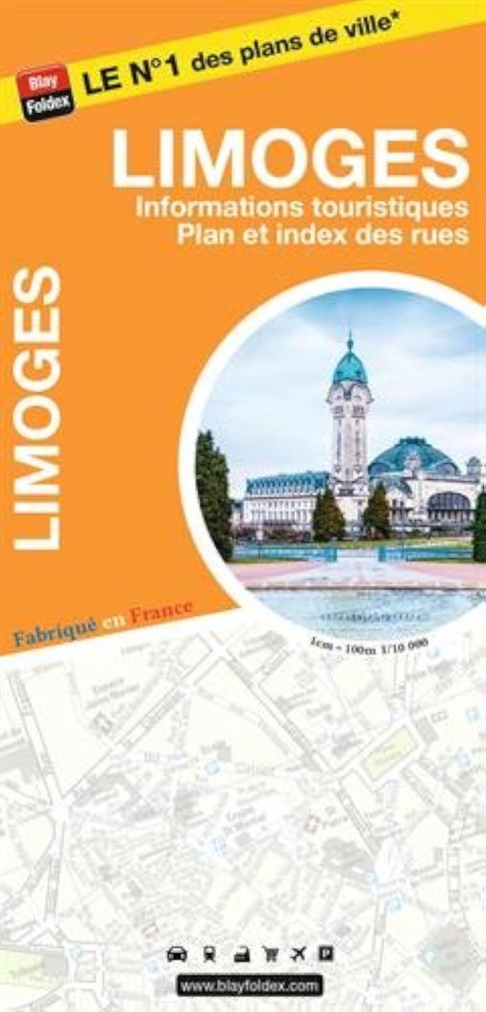 Couverture du livre « BF PLAN LIMOGES (LIVRET) » de Xxx, librairie Les Contes Infusés à Corte
