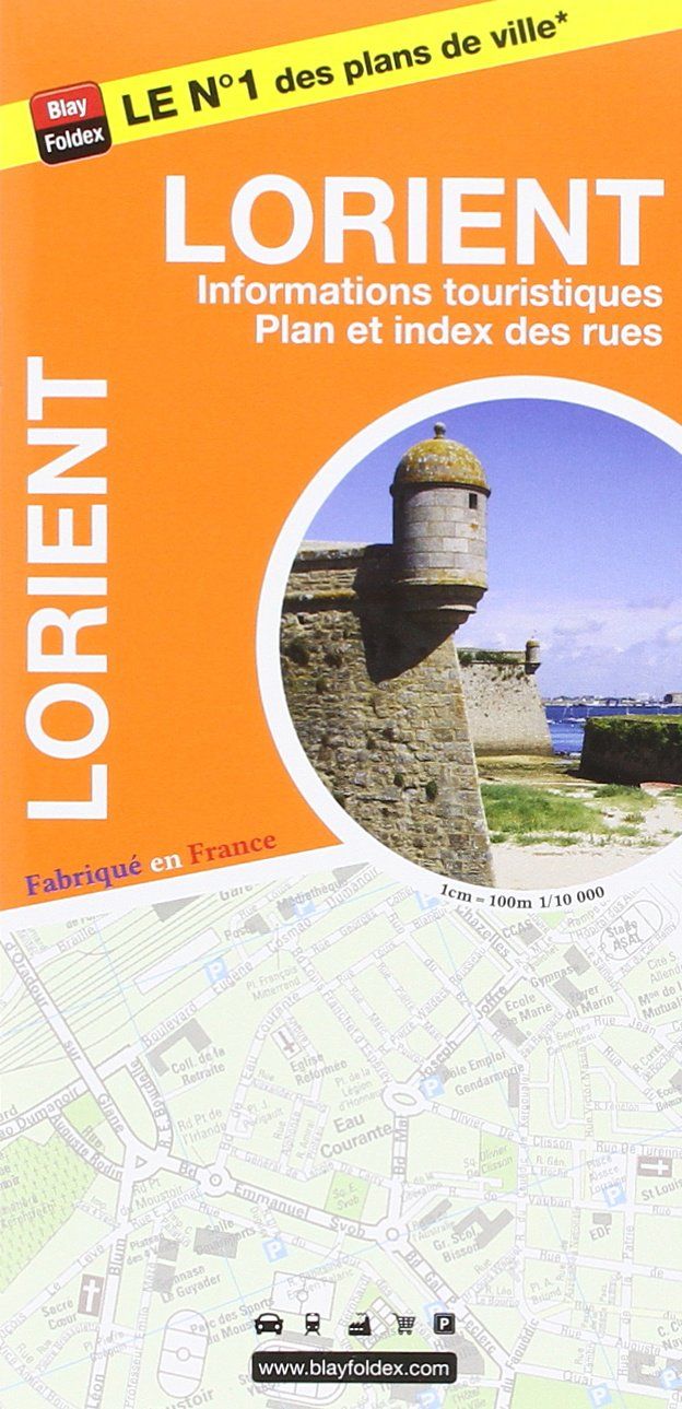 Couverture du livre « PLAN LORIENT (AVEC LIVRET) » de Xxx, librairie Les Contes Infusés à Corte