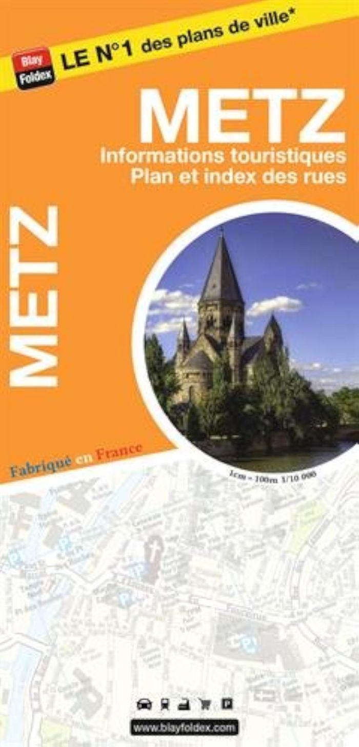 Couverture du livre « PLAN METZ (AVEC LIVRET) » de Xxx, librairie Les Contes Infusés à Corte