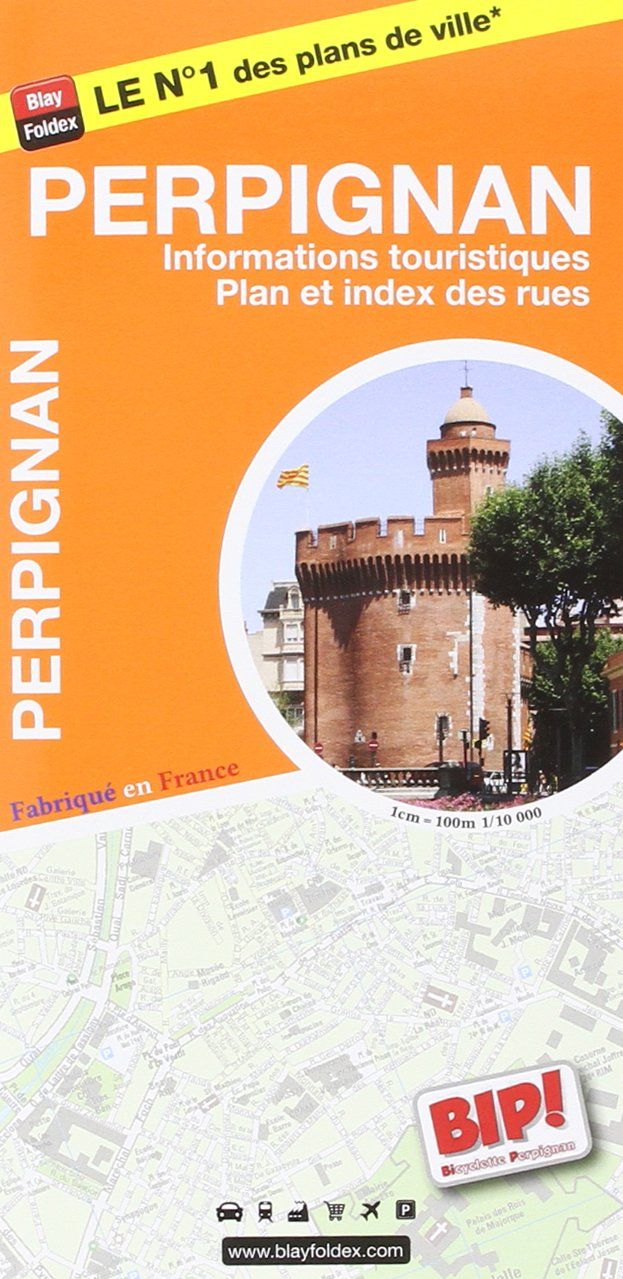 Couverture du livre « BF PLAN PERPIGNAN (LIVRET) » de Xxx, librairie Les Contes Infusés à Corte