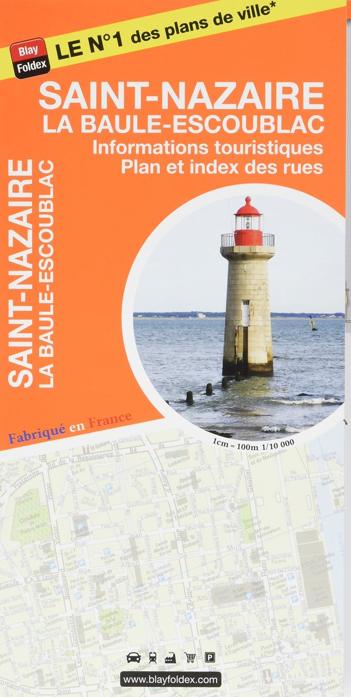 Couverture du livre « BF PLAN SAINT-NAZAIRE (LIVRET) » de Xxx, librairie Les Contes Infusés à Corte
