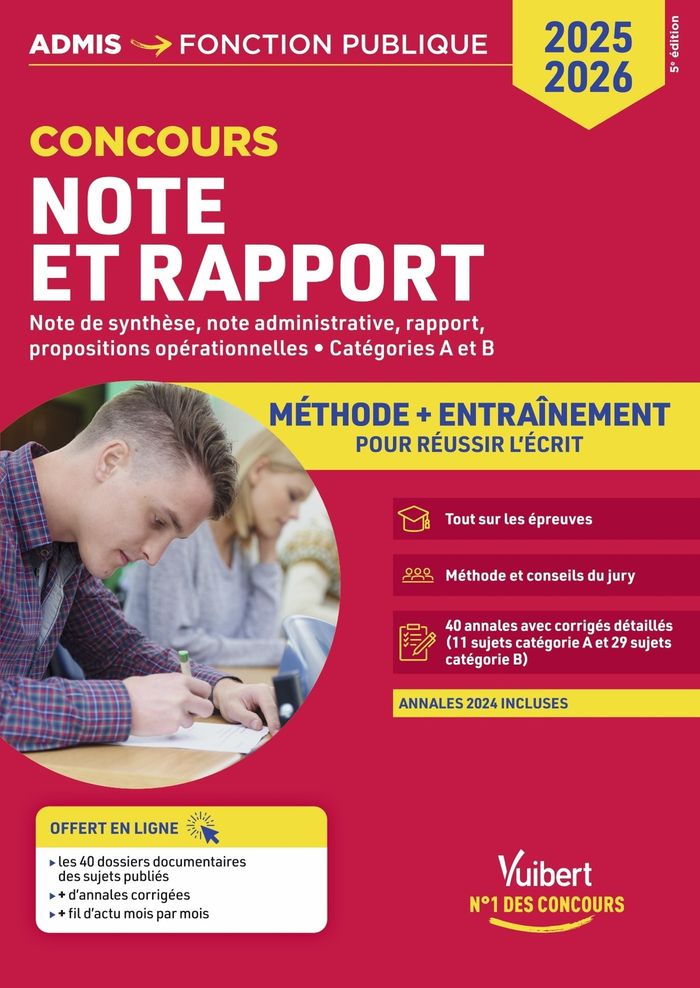 Couverture du livre « Note et rapport : note de synthèse, note administrative, rapport, propositions opérationnelles » de Fabienne Geninasca, librairie Les Contes Infusés à Corte