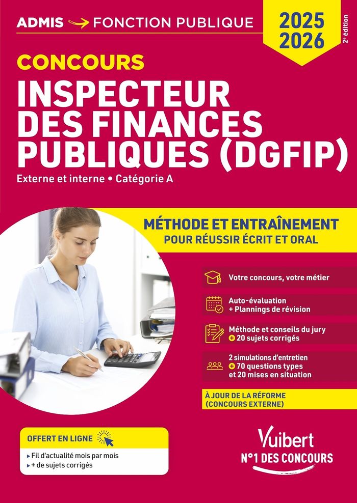 Couverture du livre « Inspecteur des finances publiques, DGFIP : externe et interne, catégorie A » de Marc Doucet, librairie Les Contes Infusés à Corte
