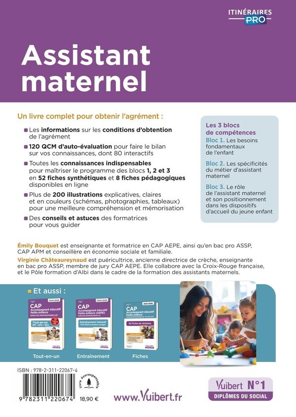 Quatrième de couverture de « Assistant maternel »
