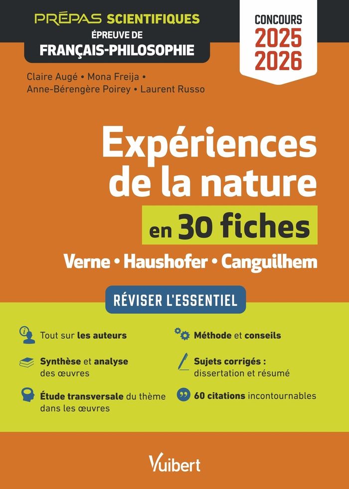 Couverture du livre « Expériences de la nature : en 30 fiches » de Claire Augé, librairie Les Contes Infusés à Corte