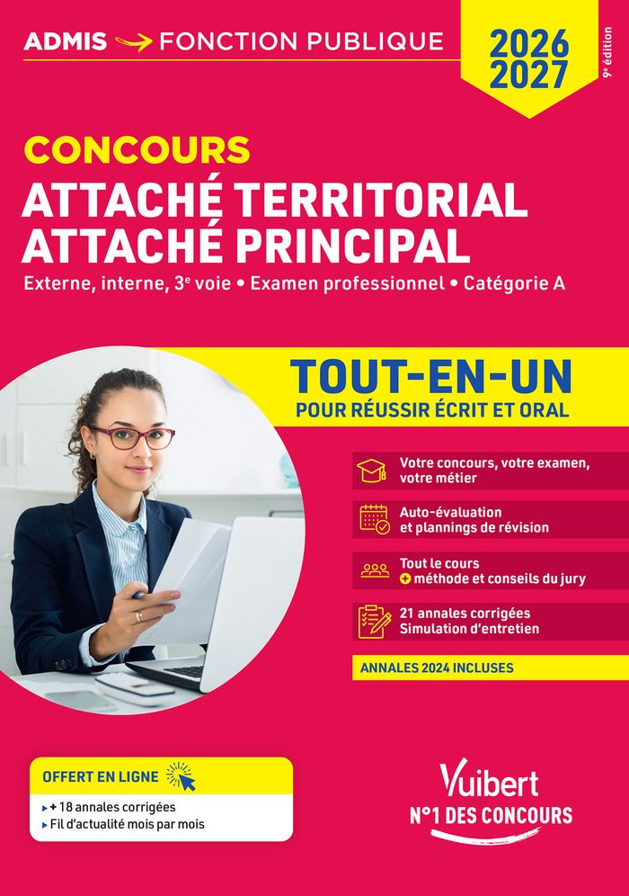 Couverture du livre « Concours attaché territorial, attaché principal : externe, interne, 3e voie, examen professionnel, catégorie A » de Olivier Bellégo, librairie Les Contes Infusés à Corte