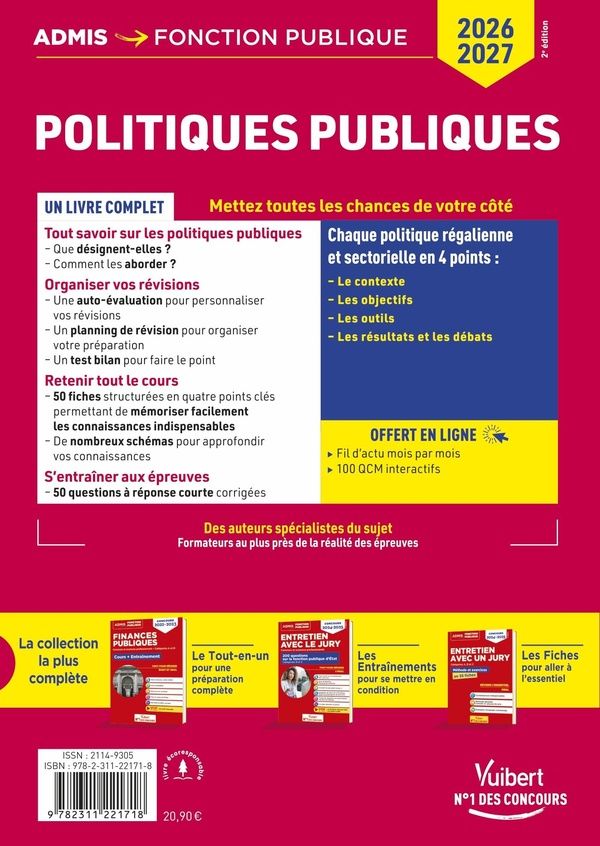 Quatrième de couverture de « Politiques publiques »