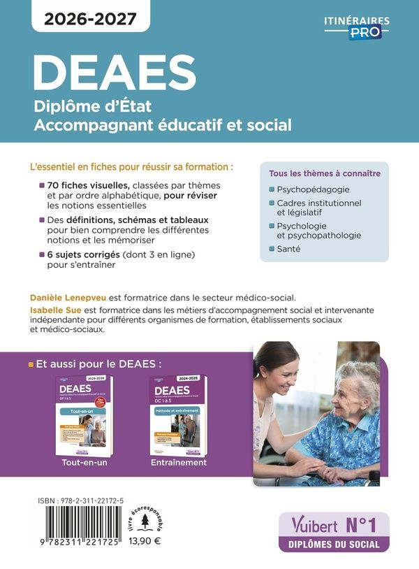 Quatrième de couverture de « DEAES : diplôme d'État accompagnant éducatif et social »