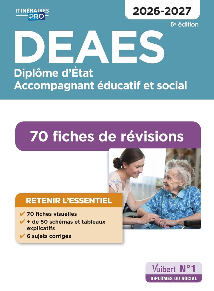 Couverture du livre « DEAES : diplôme d'État accompagnant éducatif et social », librairie Les Contes Infusés à Corte