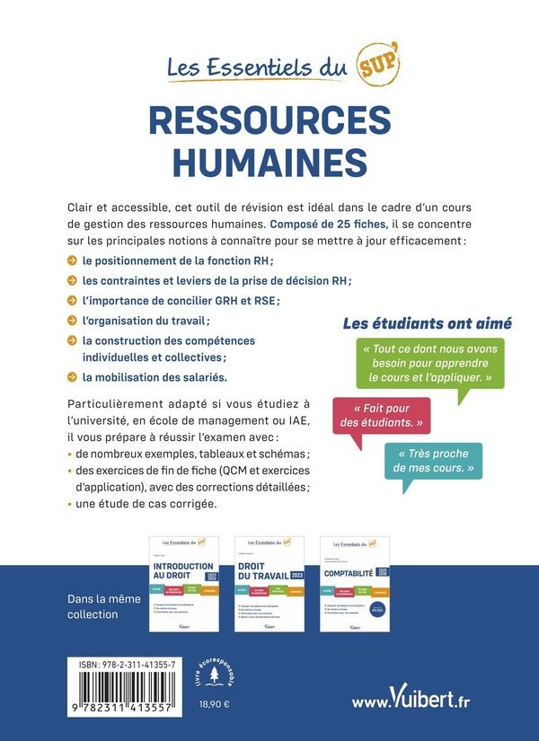 Quatrième de couverture de « Ressources humaines »