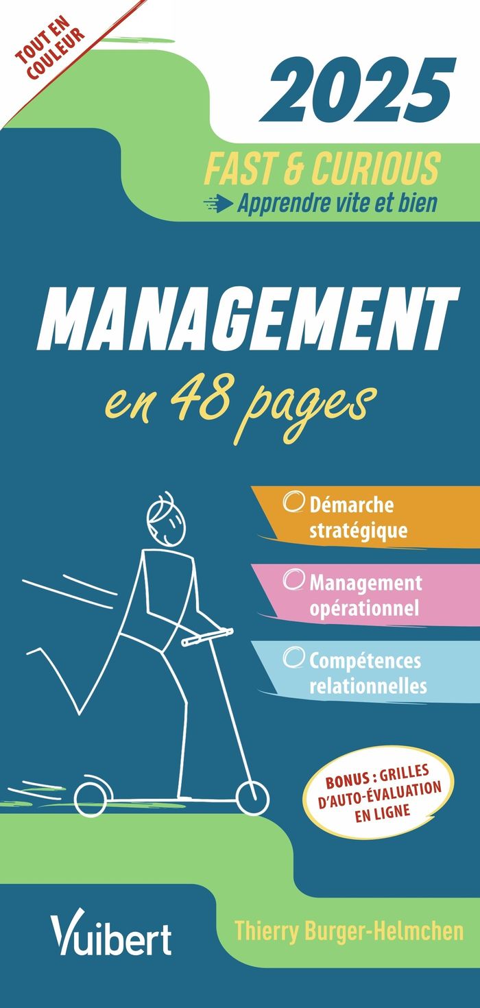 Couverture du livre « Management : en 48 pages » de Thierry Burger-Helmchen, librairie Les Contes Infusés à Corte