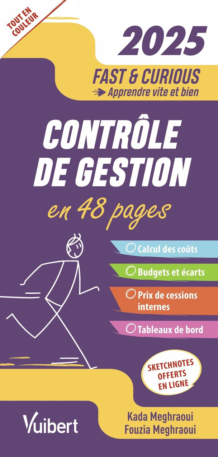 Couverture du livre « Contrôle de gestion : en 48 pages » de Kada Meghraoui, librairie Les Contes Infusés à Corte