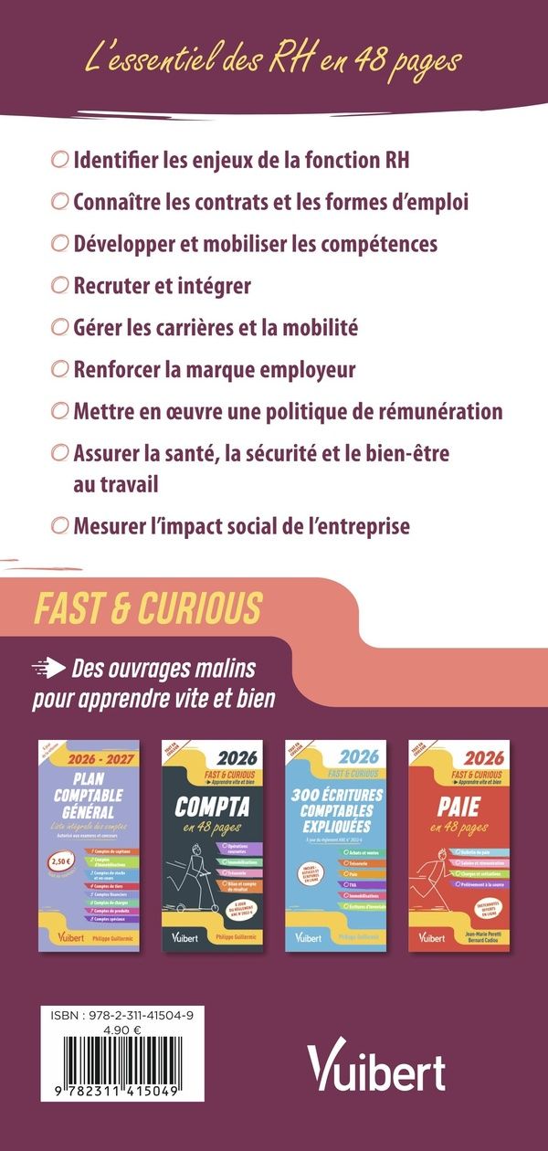 Quatrième de couverture de « RH : en 48 pages »